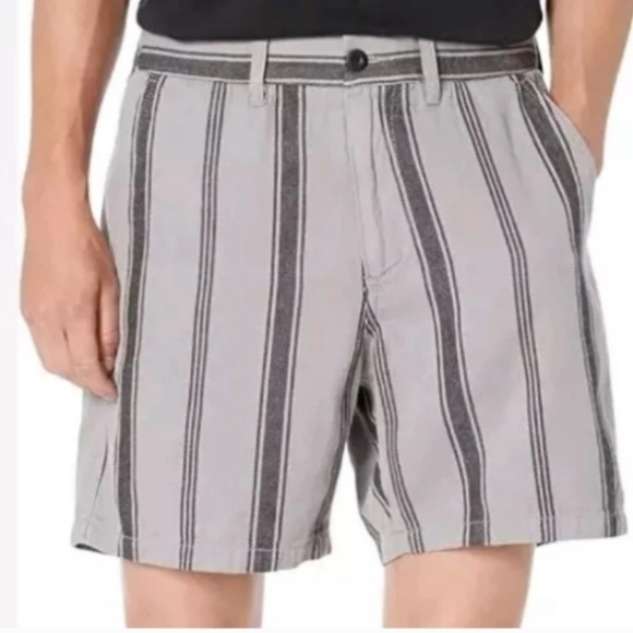 Madewell Other - Madewell Mens Shorts Hemp Twill Printed Shorts Size XL Gray And Black